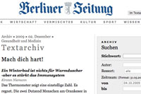 Artikel in der Berliner Zeitung